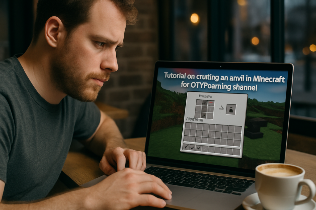 how to make an anvil in minecraft otvpgaming